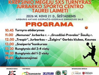 Kviečiame į krepšinio mėgėjų turnyrą!